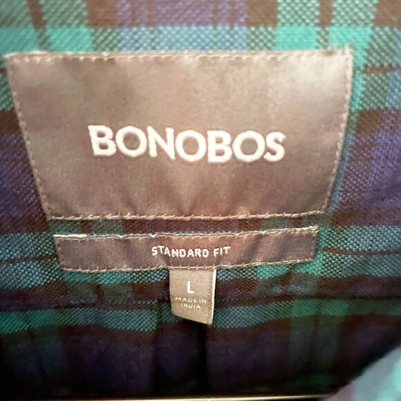 Bonobos Standard Fit Flannel Shirt, Size Large - Picture 3 of 4